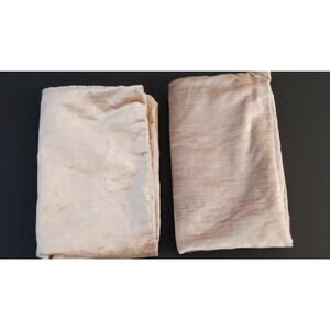 West Elm Gold Velvet Standard Pillow Shams Pair